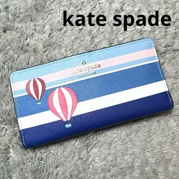 kate spade 케이트 스페이드 장지갑 PVC x 가죽