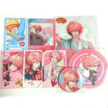 니지산지 아카기 웬 캔뱃지 폴라로이드 클리어 카드 코스터