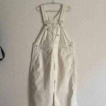 PAY DAY 오버롤 아이보리 빔즈 보이