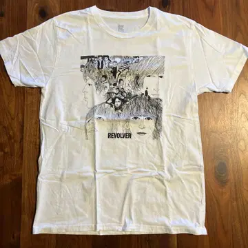 그라니프 비틀즈 REVOLVER 아트 티셔츠 L 화이트