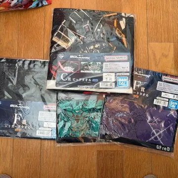 제일복권 건담 지크 액스 빅 타월 자카드 타월 3종