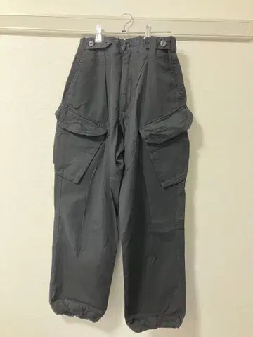블랙 네이비 영국군 카고 팬츠 밀리터리 군용품 카고 팬츠