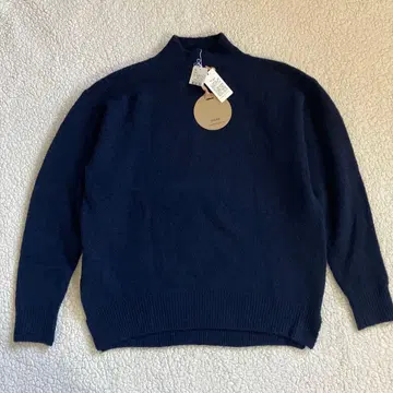 미사용 새상품 ALDRIDGE 알드리치 jeune 니트 카멜 혼방 F