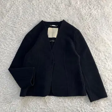 두클라쎄 핸드메이드 캐시미어 혼방 울 리버 숏코트 13 XL