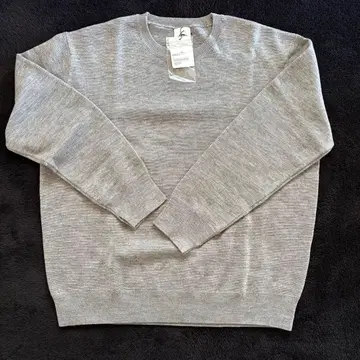 [ 미사용 ] ROKU 그레이 크루넥 스웨터