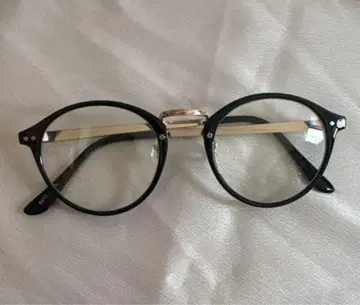 블랙 라운드 안경