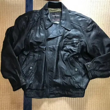 양가죽 자켓 블랙 XL 양 버튼