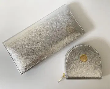 [ 당일 발송 ] 황궁 장지갑 & 코인 케이스 동전 지갑 천연 가죽 실버