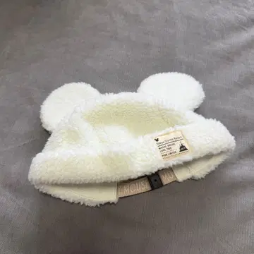미키마우스 귀 달린 플리스 모자