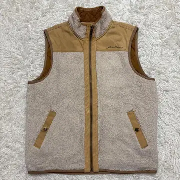Eddie Bauer 플리스 베스트 베이지 사이즈 M