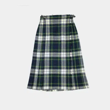 Pringle 체크 무늬 랩 스커트 2919