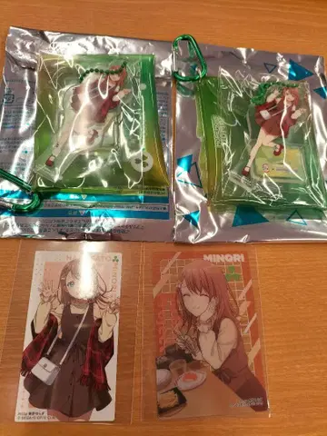 스시로 하나사토 미노리 멀티 파우치 스티커 콜라보 프로세카