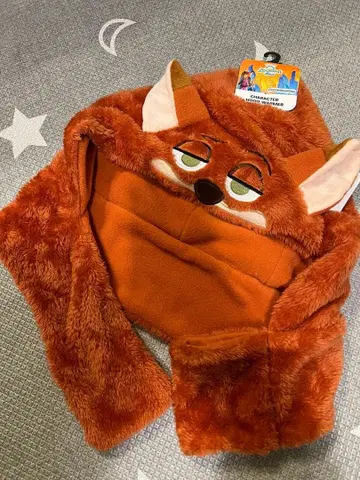 [택 포함 새상품] 주토피아 2 닉 후드 워머 티펫