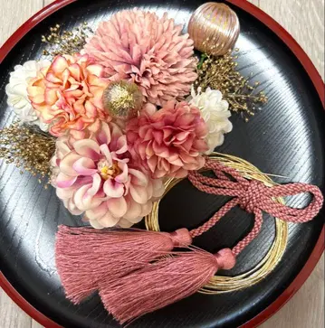 더스티 핑크 성인식 졸업식 시치고산 사전 촬영 머리 장식