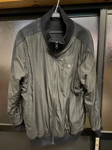FILA 블랙 아우터 점퍼