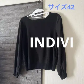 INDIVI 이소재 긴팔 니트