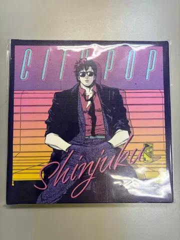 시티 헌터 아트 보드 신주쿠 city pop