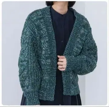 가격 인하 새상품 빔즈 컬러 네프 가디건 니트 여성용