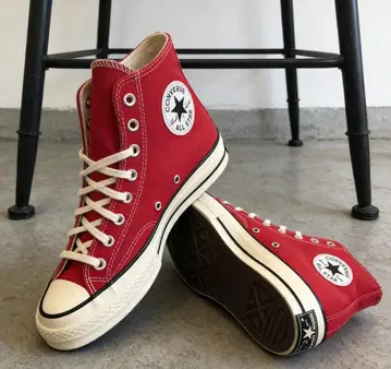 [미사용 새상품 28cm] 한정판 CT70 빨간색 하이컷 hi