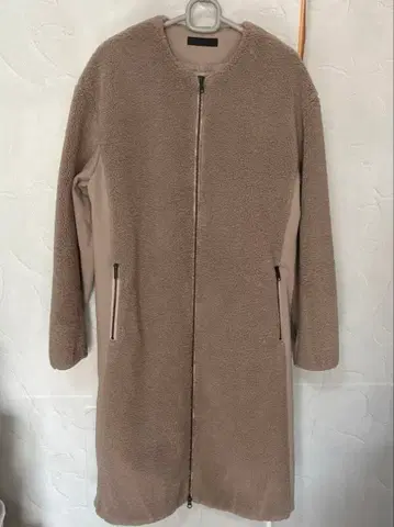 SCOT CLUB 베이지 롱 코트