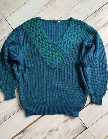 euro vintage 유로 빈티지 V넥 니트