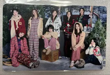 TWICE 담요 트레이딩 카드