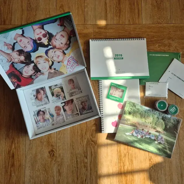 방탄 19 시즌그리팅 풀셋 (베이비포토 태형)