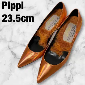 Pippi 23.5 오렌지 스틸레토 펌프스