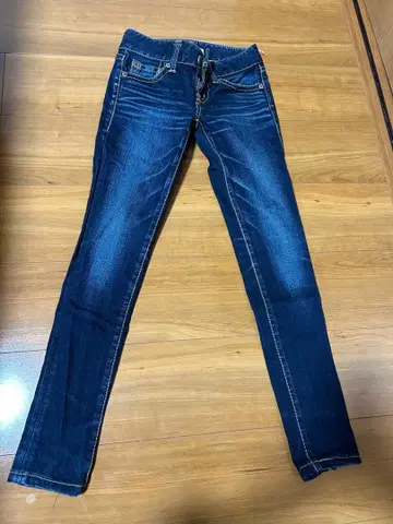 스키니 데님 사이즈 23 다크 블루