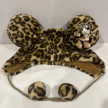 디즈니 리조트 팬캡 미니 마우스 레오파드 무늬