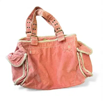 y2k 00s gap pink mouton bag