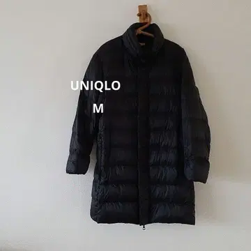 UNIQLO 블랙 다운 코트 M