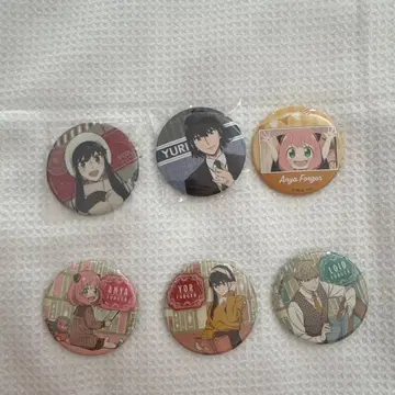 SPY FAMILY 캔뱃지 6개 세트