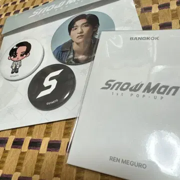 SNOW MAN 1st POP-UP 캔뱃지 세트