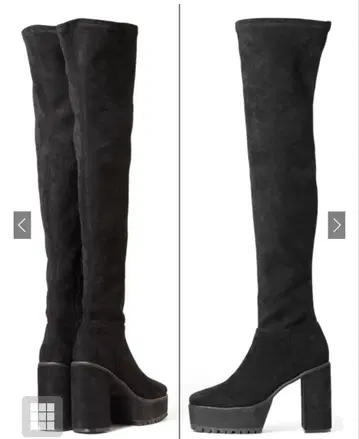 그레일 청키힐 니하이 부츠 [gd1174]