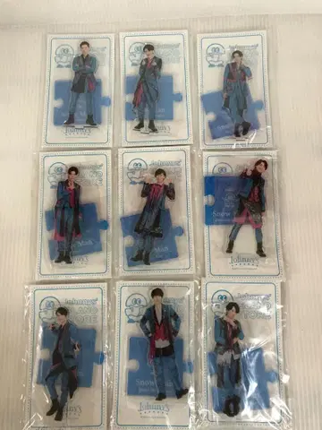 N067 SnowMan 아크릴 스탠드 전 9종 컴플리트 세트 20' 여름