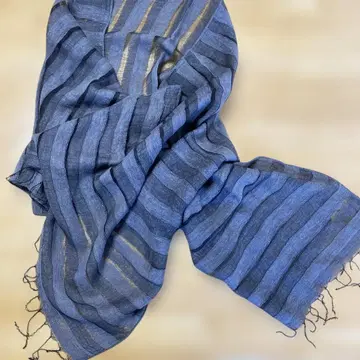 초목 염색 동동이 염색 (철 로스팅) 실크 스톨