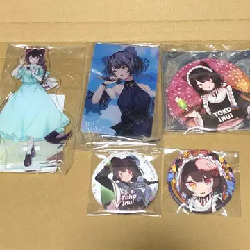 니지산지 이누이 토코 5세트 아크릴 스탠드 캔뱃지