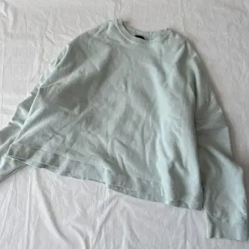 ATON 에이트 별주 투모로우랜드 로고 맨투맨 민트 그린