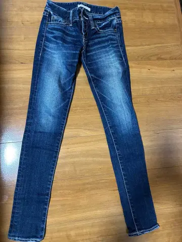 MOUSSY 스키니 데님 다크 블루