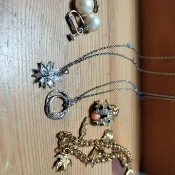 목걸이 귀찌 팔찌 세트