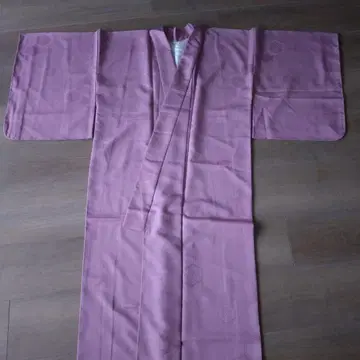 미사용품 이로무지 기모노 연보라 기모노
