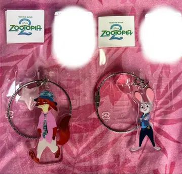 주토피아2 디즈니 미사용 새상품 닉 주디 참 2개 세트