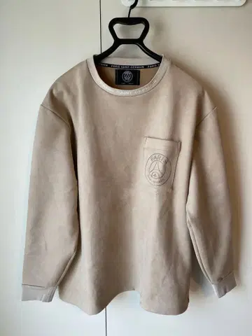 PARIS SAINT-GERMAIN 베이지 맨투맨 XL