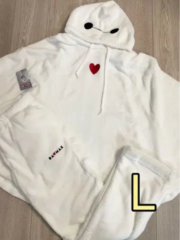 베이맥스  판초 플리스 파자마 룸웨어 L