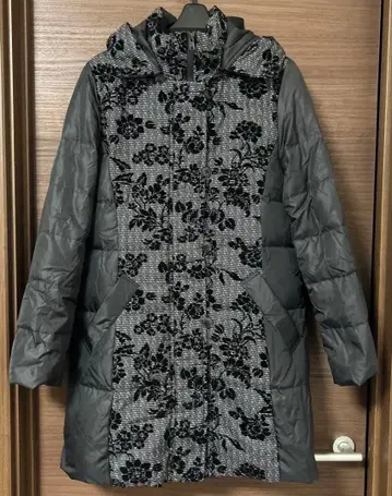 [ 새상품급 ] Sninon 세니논 다운 코트 L 사이즈 블랙