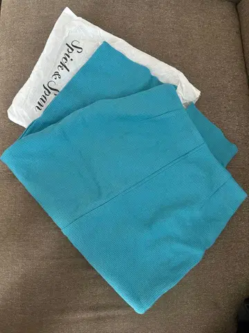 미사용 타이트 스커트 블루 택 포함