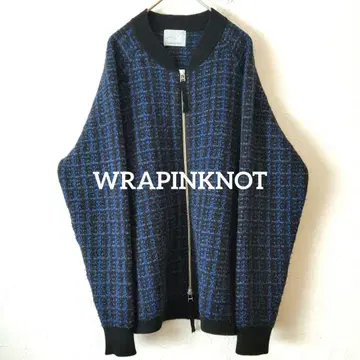 WRAPINKNOT 드라이버 니트 집업 니트