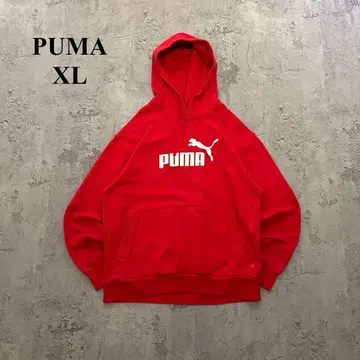 [ PUMA ] 푸마 ( XL ) 후드 맨투맨*센터 로고*속기모