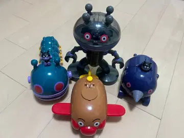 호빵맨 모그린 다단단 고롱고로 호빵맨호 완구 세트